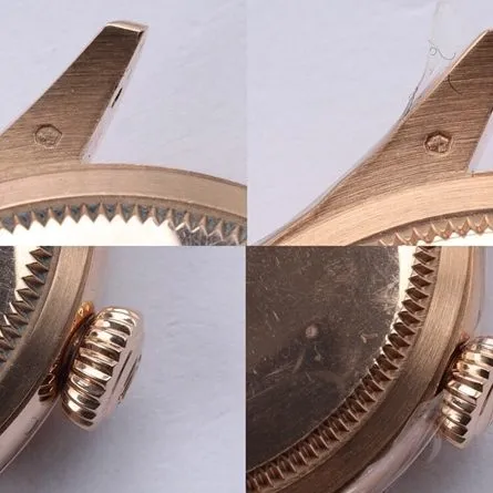 EWRolex Cellini watch genuine and fake comparison review front side comparison picture