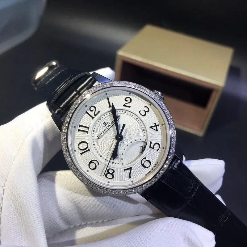Jaeger-LeCoultre dating ladies' watches stainless steel set with South African diamond 34mm mechanical clasp diagram