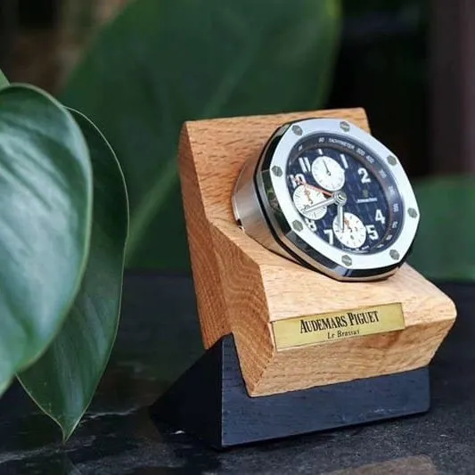 Audemars Piguet desk clock replicaRoyal Oak offshore 26470 desk clock ornament alarm clock front view