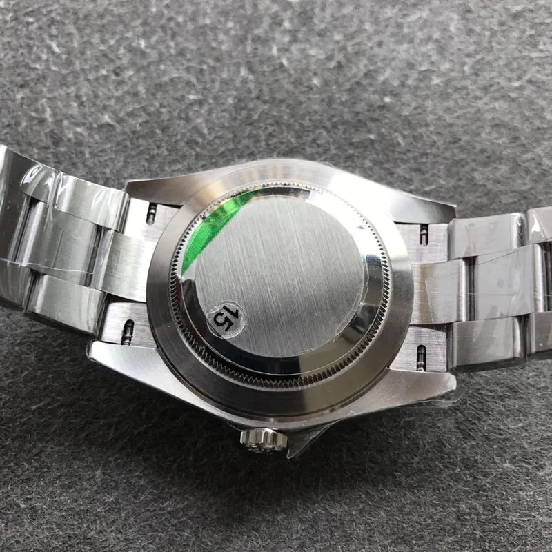 Rolextop-tier watch log blue series men's mechanical watch front view