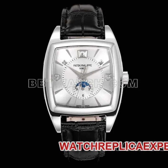 TW factory Patek Philippe complication timepiece 1:1super silver gray plate 5135front live photo