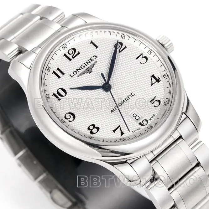 Longines1:1replica watch XC factory famous craftsman silver white dialL888mechanical movementsteel bracelet model front live photo
