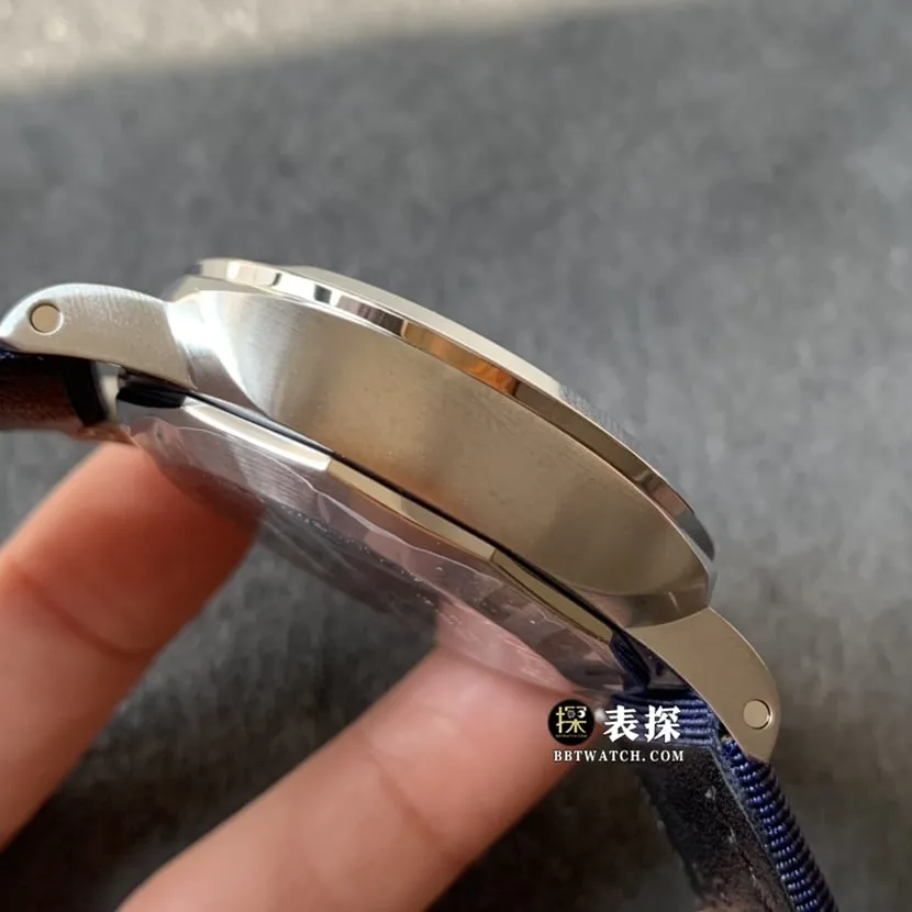 TTF factory Panerai Lumino PAM011571: 1top-tier watch men's dark blue dialleather strap picture and price front live photo