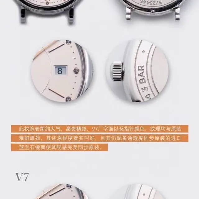 IWC1:1replica watch,Portofino watch,front comparison picture