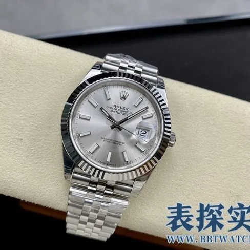 VSRolex high-quality log 41MM white steel watch_price_style picture_quality positive