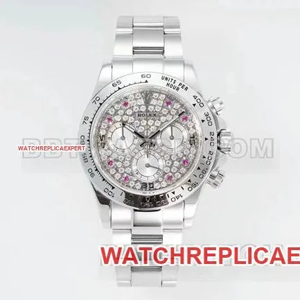Top collectible watches Daytona RX Factory Rolex Diamond Plate Mechanical Front Actual Photos