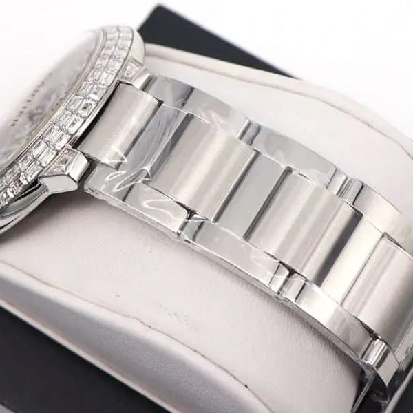 Cartier Blue Balloon Square Diamond Full Star Watch Front View