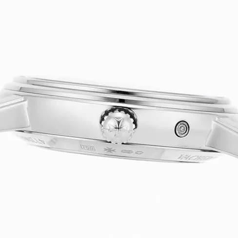 APEX factory top-tier watch Vacheron Constantin men's white dial black belt inheritance series watch front view