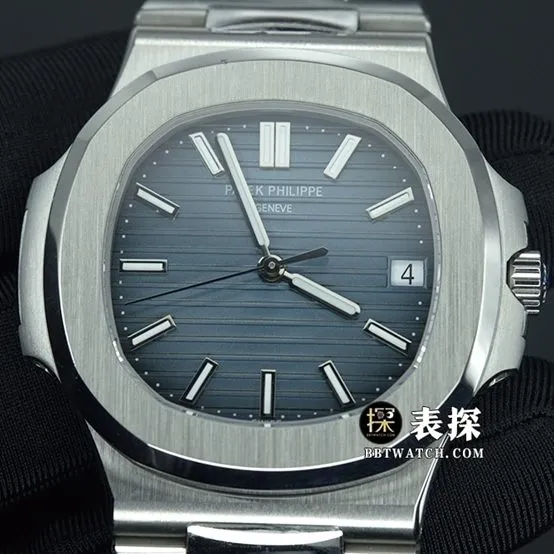 3KPatek Philippe sporty and elegant watch men's blue sunburst dial steel bracelet model pictures and prices overall live photos
