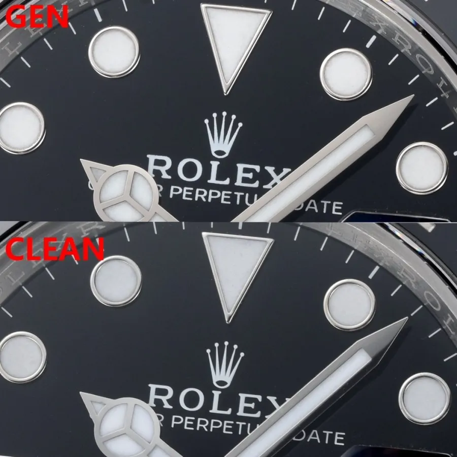 C factory Rolex top collectible watches GMT II black gray circle 126710 true and false comparison review appearance of the real picture