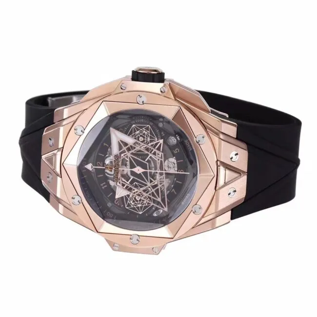 Big factory high-quality replicablack dialBBF extreme replicaHublot watch new tattoo second generation watch Hublot's most popular model front view