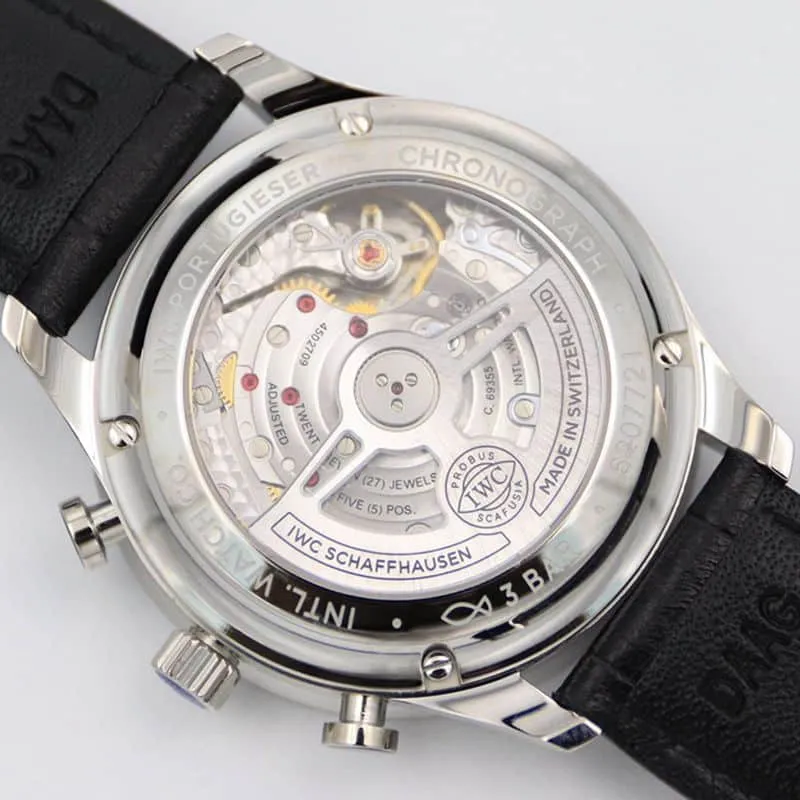 Side view of IWC's Portuguese IW371615 imitation watch