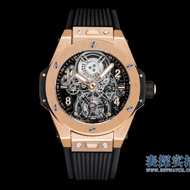 Hublot Big Bang skeleton tourbillon rose