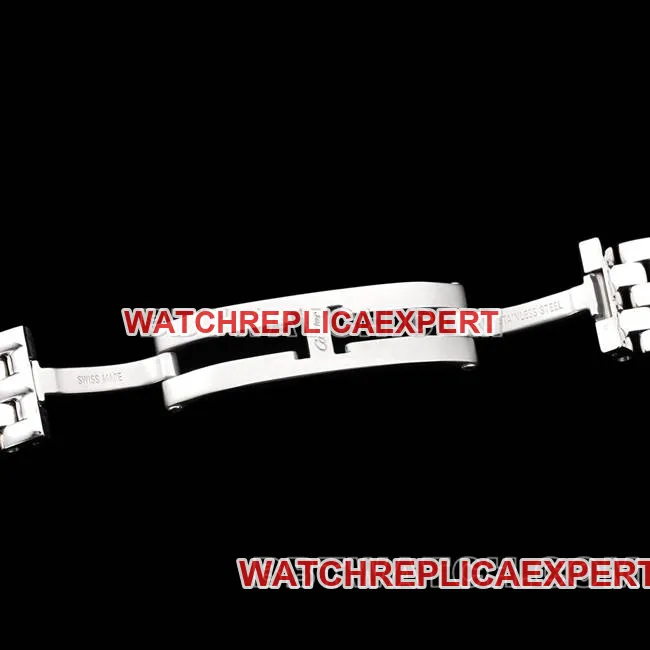 collectible watch BBa factory cheetah Cartierblack dialsteel braceletquartzfront live photo