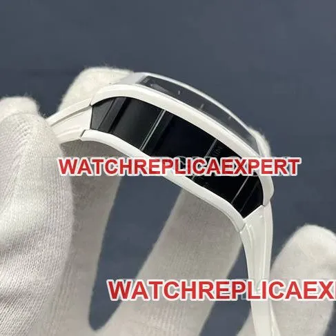 collectible watch Richard MilleRM30-01 white ceramicfront live photo
