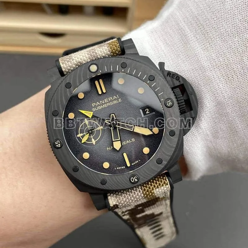 VSPanerai stealth 1:1super cloneblack dialPAM01513front live photo
