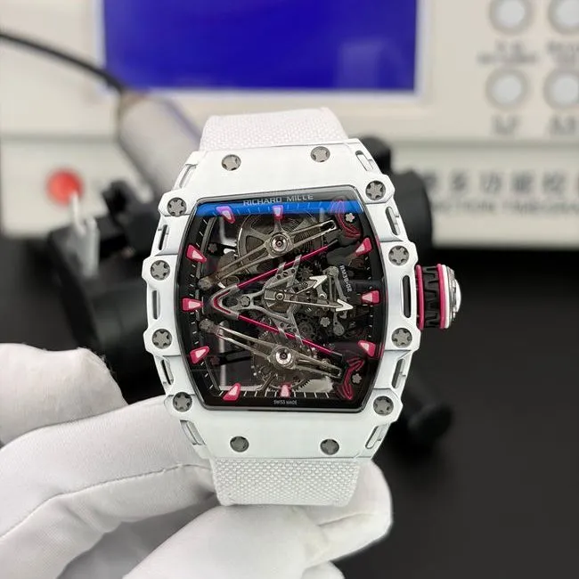 top-tier watch RM 38-02 hollow dialtourbillon mechanical caseback live photo