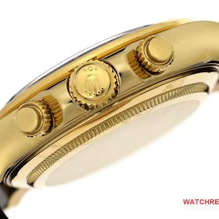 watch ZF FactoryDaytonaRolex gold plate gold case 4131 mechanical front live photo