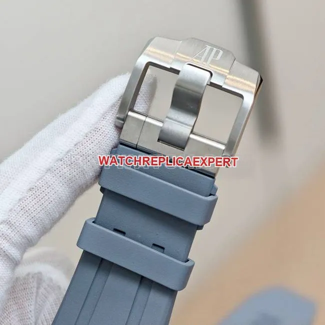 Audemars Piguettop-tier watch APS factory Royal Oak offshore gray plate mechanical rubber model 26420front live photo