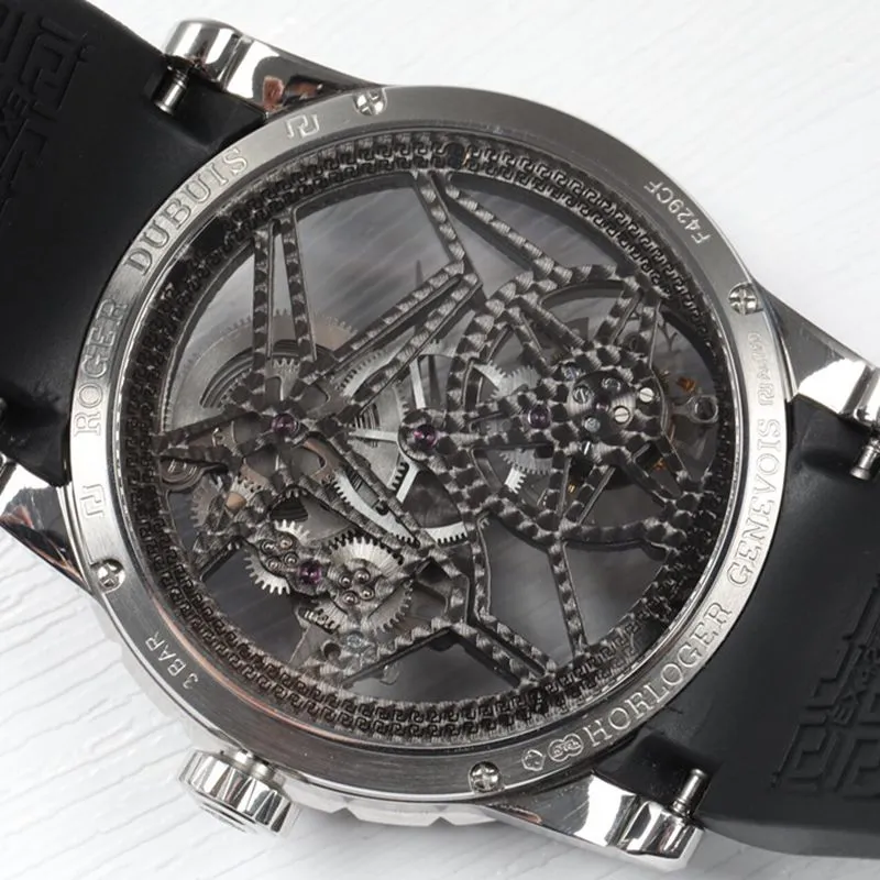 Roger Dubuis top quality imitation watches EXCALIBUR King Series Men's Tourbillon front view