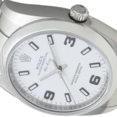 Rolex Air King 114200White Review