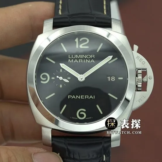 VS FactoryPanerai men's top-tier 1:1super watch black dialleather strap model PAM 00359