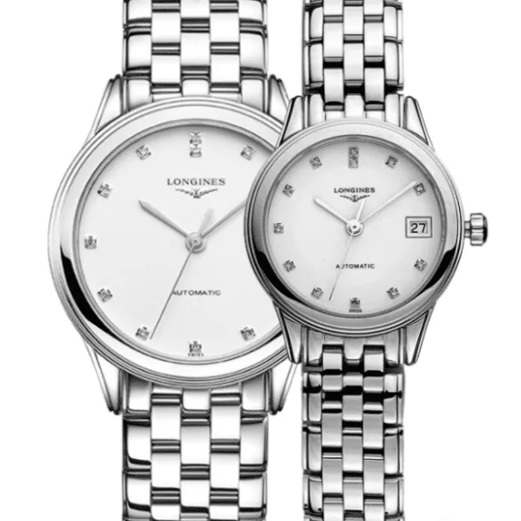 Elegant Longines Flag Series Couple's