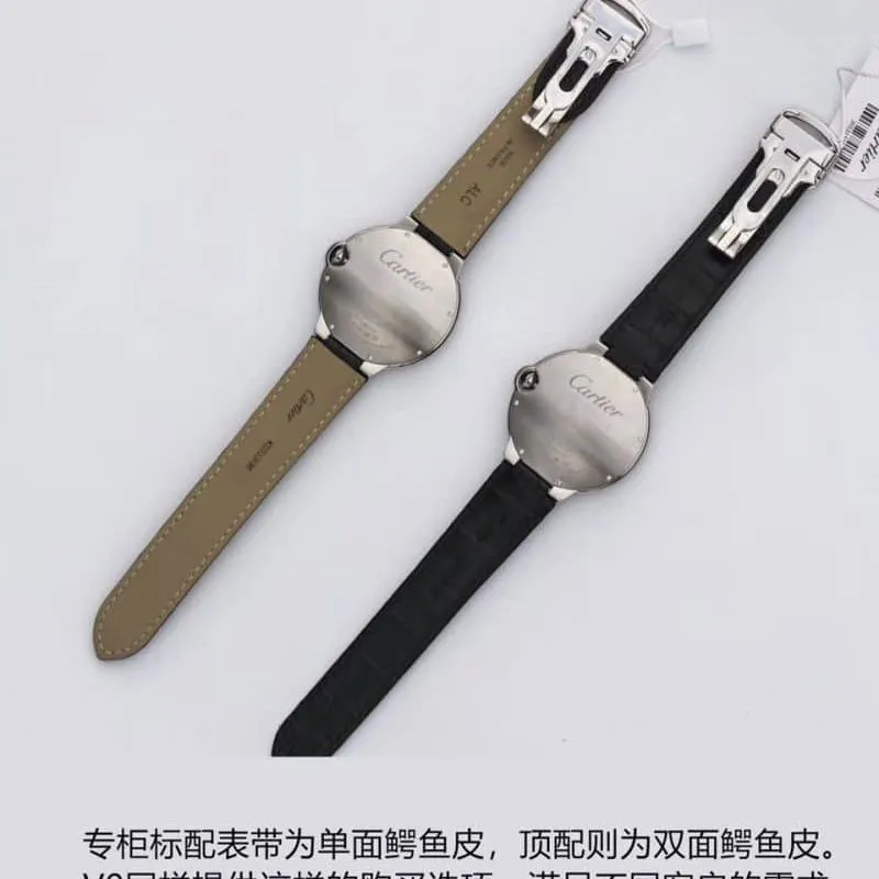 V9Cartier blue balloon large W69016Z4replica watch genuine and fake comparison evaluation movement picture