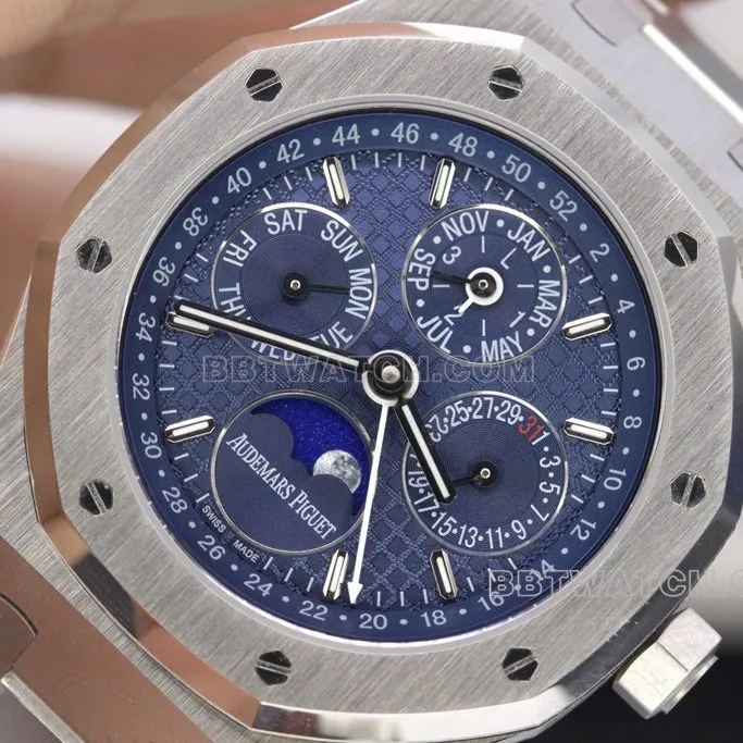 Audemars Piguettop-tier1:1replica watch BBR Royal Oak series 26574ST.OO.1220ST.03blue dialclasp