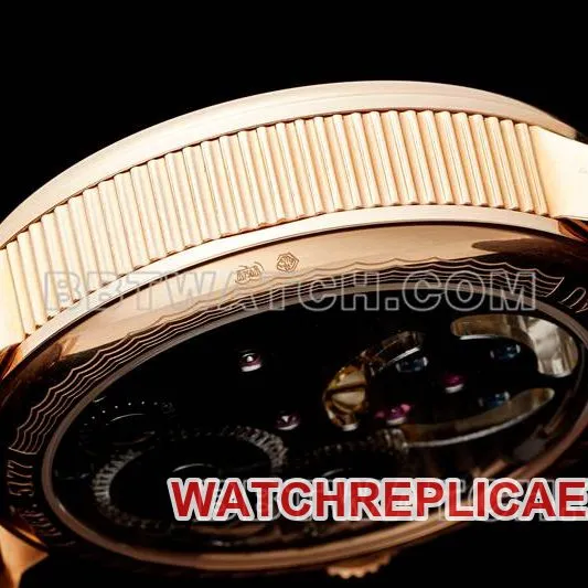 Breguet collectible watch RMS factory classic silver white dialtourbillonrose gold mechanical leather strap model front live photo