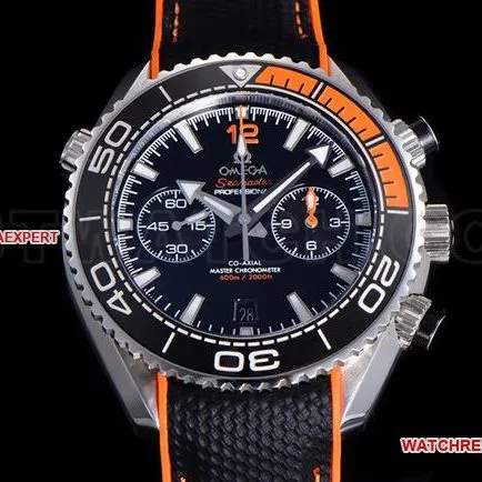 top-tier watch SeamasterN1 factory Omega600m black dial rubber braceletfront live photo