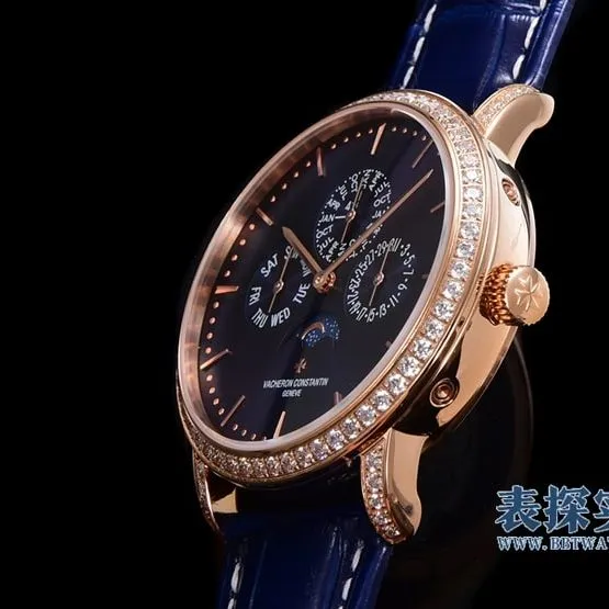top-tier Vacheron Constantin Heritage Series Perpetual Calendar Watch Details