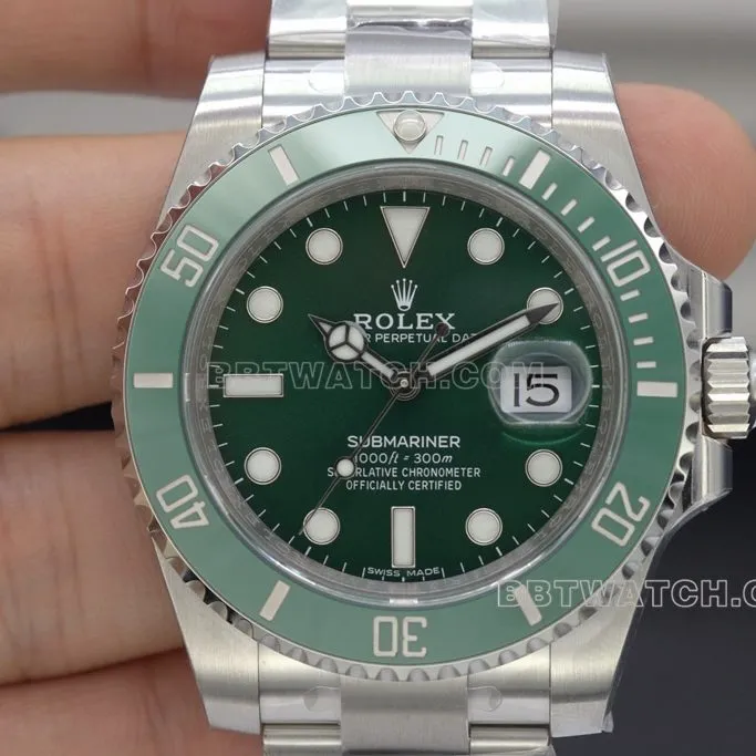 C Factory Green Ghost Rolex Top collectible watches 40mm116610LV-0002