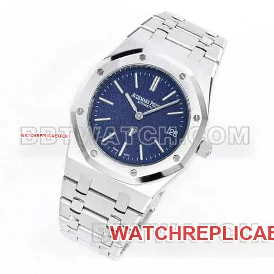 ZF factory Audemars Piguet Royal Oak super A blue plate 16202 front real picture