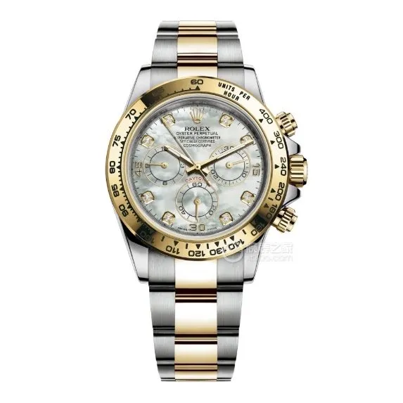 Factory C Rolex Daytonatop-tier mother-of-pearl gold steel bracelet model m116503-0007 front live photo