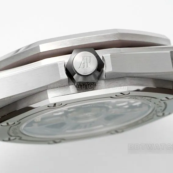 APS factory Audemars PiguetRoyal Oak offshore top-tier 1:1high-quality gray plate rubber model 15720ST.OO.A009CA.01front live photo