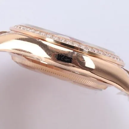 EW Factorytop-tier watch Rolex men's gold disc steel braceletday displayDatejust mechanical new watch back cover picture