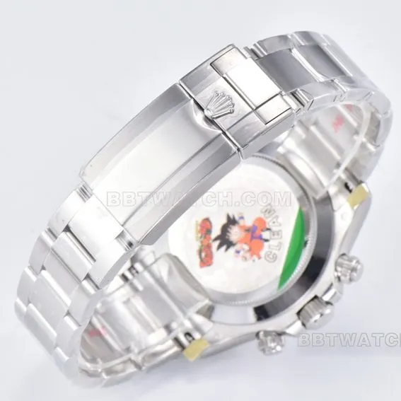 Factory C Rolex Daytonatop-tier 1:1high-quality replicablack dialsteel bracelet model m116509-0055front live photo
