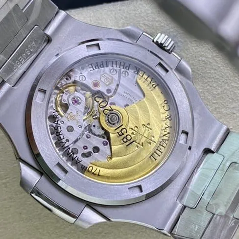 top-tierPatek Philippe co-branded Tiffany global limited edition Nautilusreplica watch side view