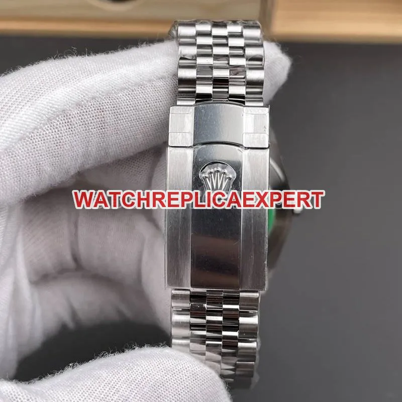 Rolex top watch ARF factory Datejust 41mm black dial 3235 steel strap model side real shot picture