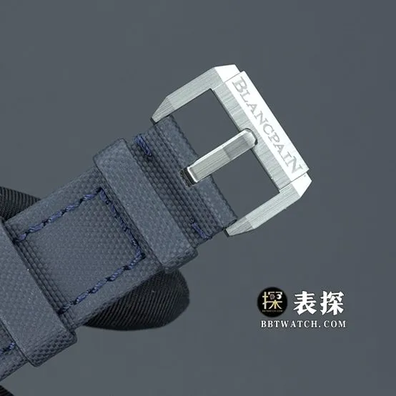 GF FactoryBlancpain Fifty Fathoms top-tier watch men's blue dialleather strap model pictures and prices front live photo
