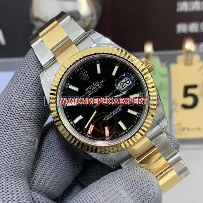 VS Factorytop-tier watch log Rolexblack dial3235 mechanical 41mmfront live photo