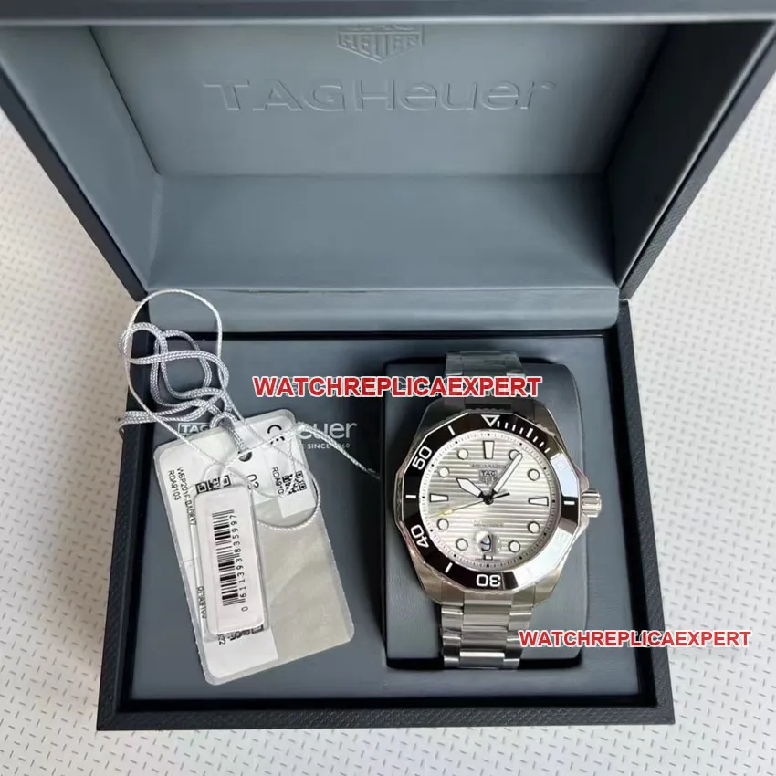 TAG Heuer Aquaracer silver gray plate steel bracelet model WBP201C.BA0632 front live photo