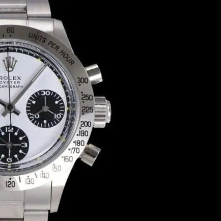 top-tier watch Rolex manual chronographmovement retro fashion series white dial men's watch front view