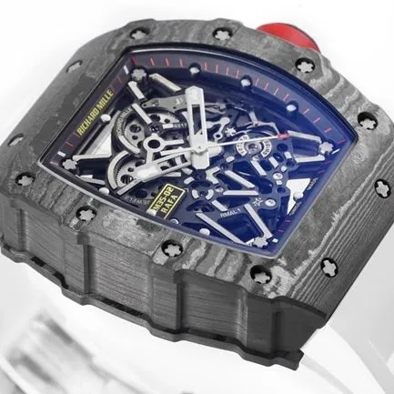 ZF Factorytop-tier watch Richard Mille men's black dialrubber strapautomatic movement watch movement picture