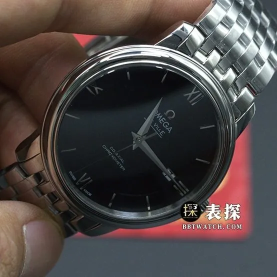 Omega Diefei watch men's black dialsteel bracelet picture and price front live photo