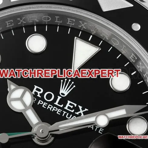 top-tier watch RICH factory GMT-MasterRolex black gray circle 126710front live photo