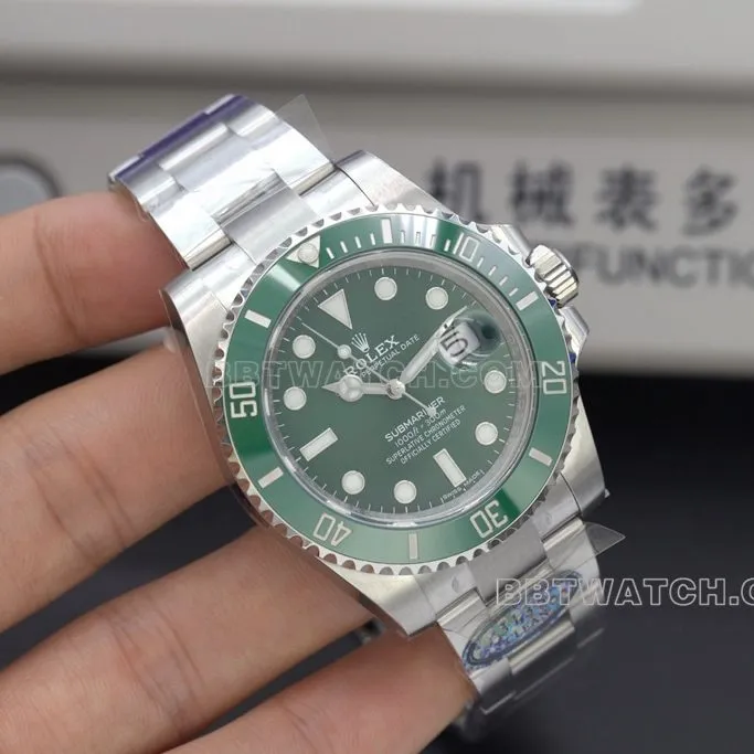 Factory C Starbucks SubmarinerRolex1:1top-tier watch 40mm116610LV-0002 side