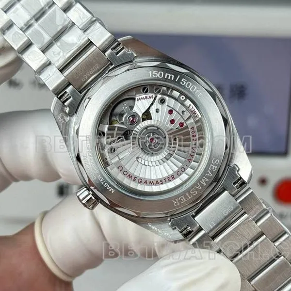 Omega collectible watch Seamaster brown plate 38mm steel bracelet model front live photo