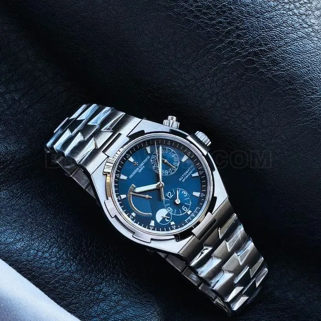 The best replica watch KR factory Vacheron Constantin travels all over the world blue dial47450front live photo